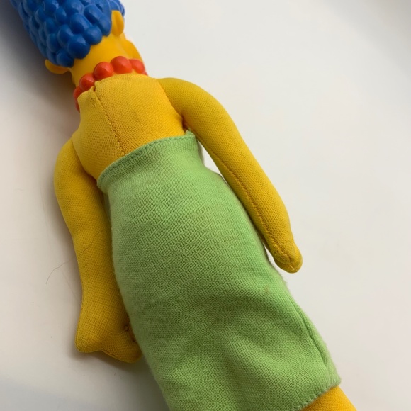 Vintage The Simpsons Marge Simpson Retro Burger King 11" Doll - Picture 11 of 16